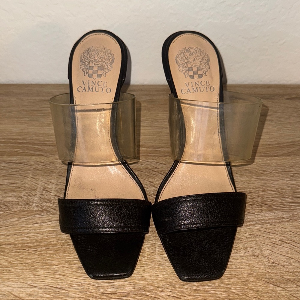 Vince Camuto Black Heeled Sandals